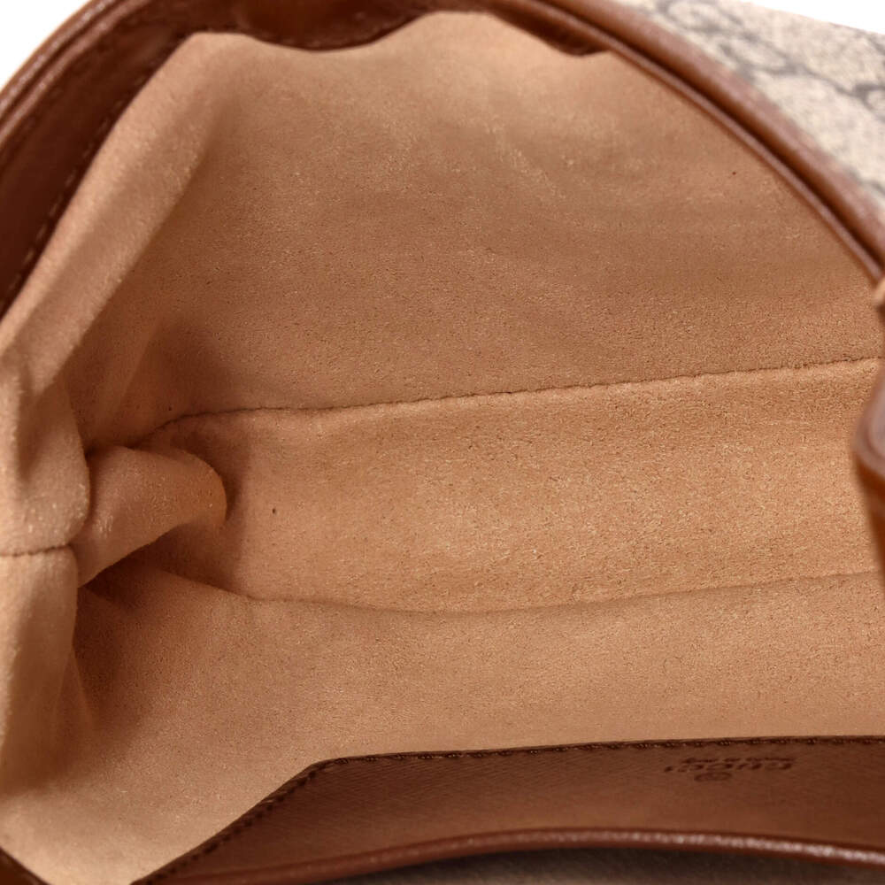 Gucci Jackie Hobo Gg Coated Canvas Mini #224305G16B - Picture 5 of 7